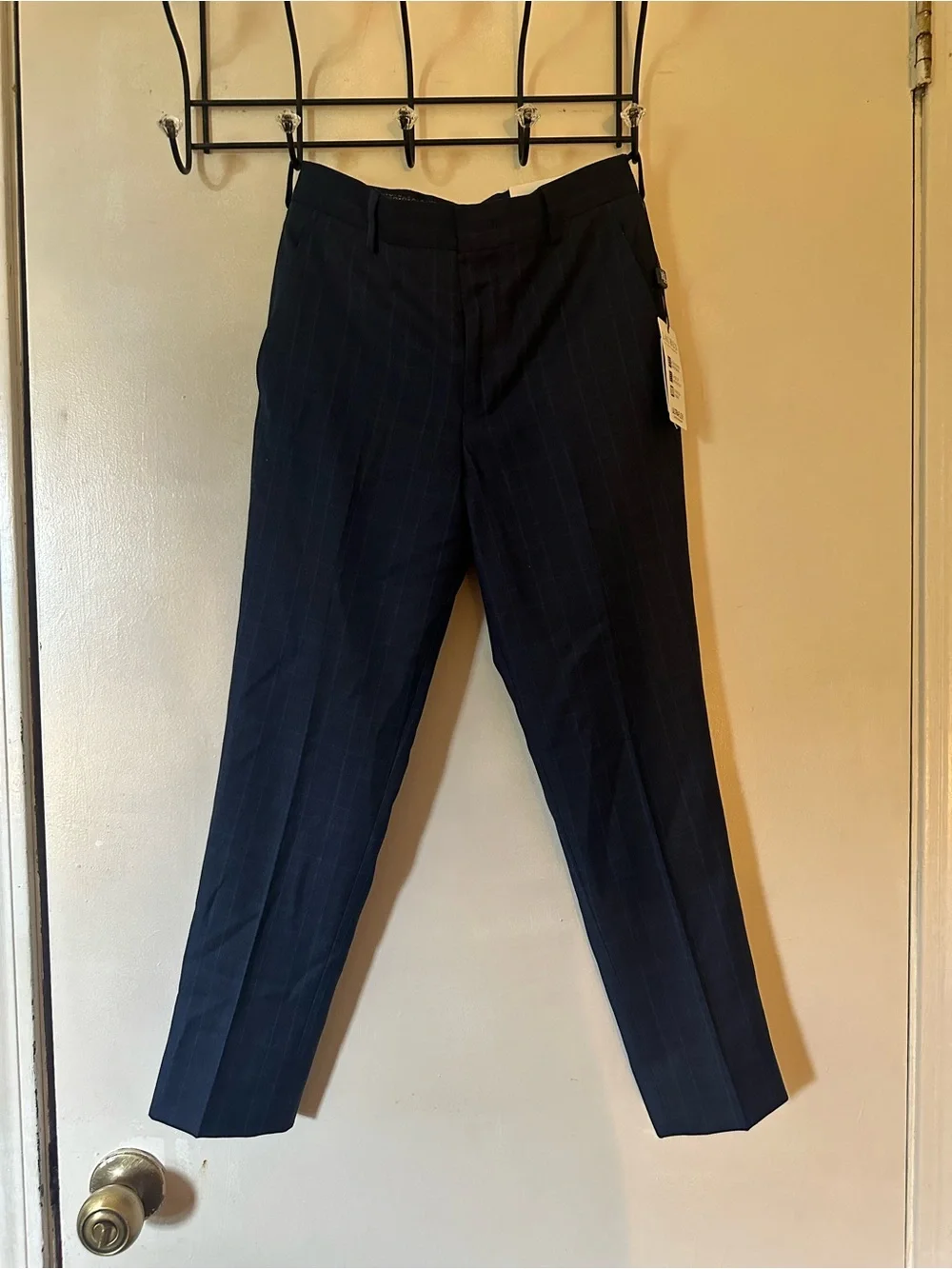 Ralph Lauren Navy Pinstripe Trousers